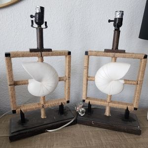 Set of TWO coastal lamps